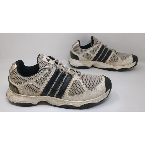 Adidas Mens Golf Shoes Tech Response White Black 737268 Lace Up Low Top Mesh 8.5 - Picture 1 of 11